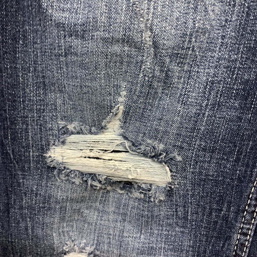 NEW Deperwest Mens 34x34 Seeker‎ Taper Jeans Blue Distressed Denim Stretch - Picture 6 of 16